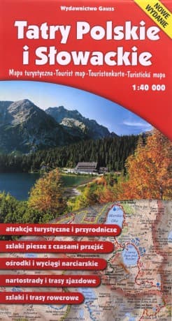 Mapa "Tatry Polskie i Słowackie"
