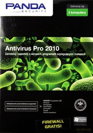 Panda Antivirus Pro 2010 (+ Firewall) 3PC miniBOX