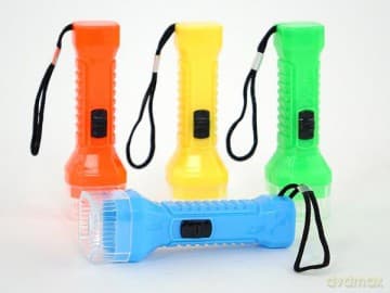 Latarka ledowa 9cm z zawieszką 515796 mix