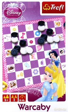 TREFL Warcaby / Draughts Princess podróżna (00847) (Disney)