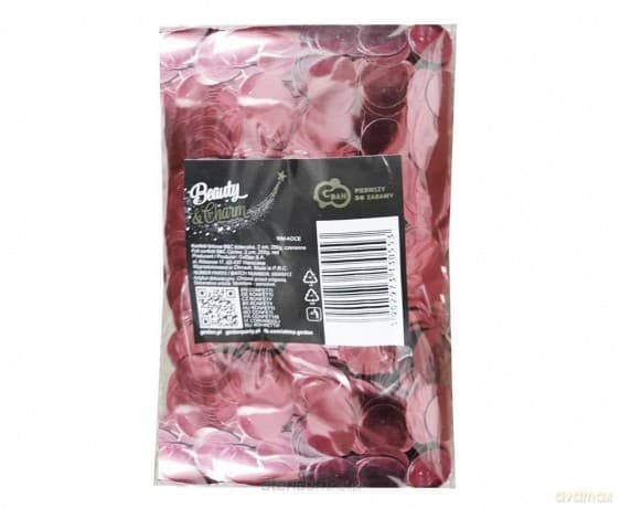Konfetti foliowe kółeczka różowo-złote 2 cm 250g