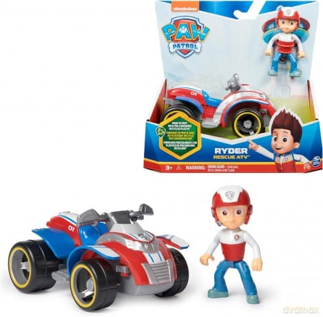 PAW PATROL Psi Patrol Pojazd quad ratunkowy Rydera 6069067