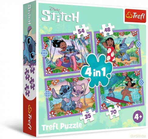 TREFL 4w1 Szalony dzień Lilo & Stitch