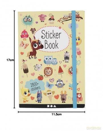 Księga naklejek Sticker Book 2800 szt
