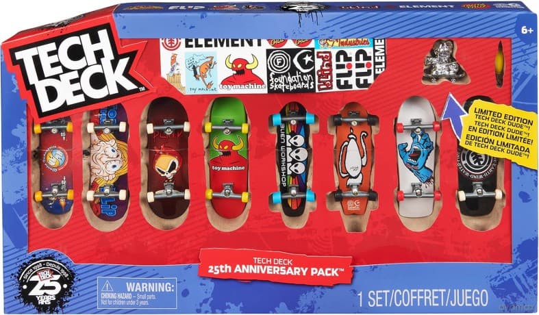 Tech Deck - 25th Anniversary 8 Pack (6067138)