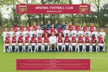 Arsenal Londyn Zdjęcie Drużynowe 11/12