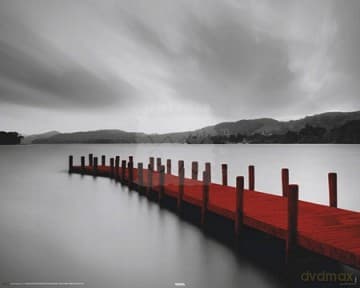 Długi Drewniany Pomost - Red