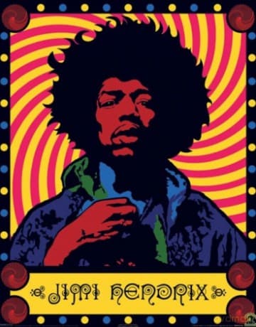Jimi Hendrix (Psychedlic)