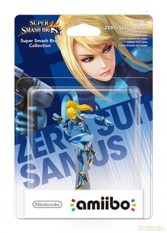 Nintendo Amiibo Figurine Zero Suit Samus
