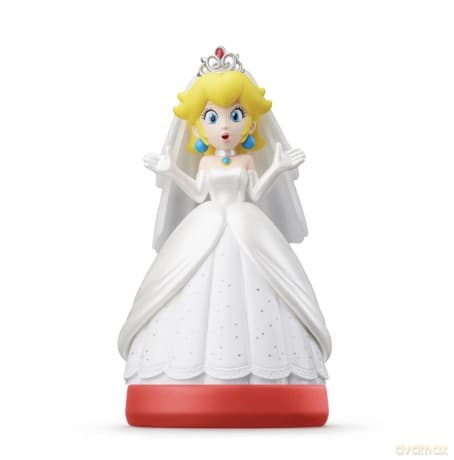 Nintendo Amiibo Peach in wedding outfit (Super Mario Collection)