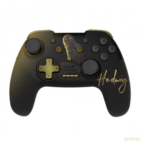 Trade Invaders Wireless Controller Harry Potter Hedwig Black (Nintendo Switch)