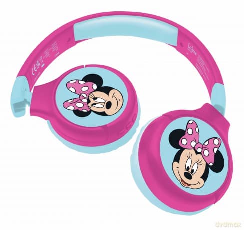 Lexibook - Disney Minnie Mouse - 2 in 1 Foldable Headphones