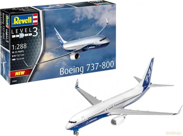 Model do sklejania Revell 03809 1:288 BOEING 737-800