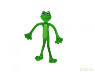 Żaba wyginana 13cm antystresowa BE168/DB