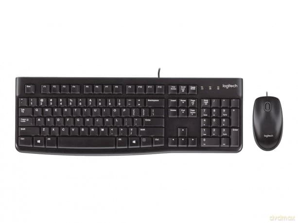Logitech - MK120 Desktop Set, Black (Nordic)
