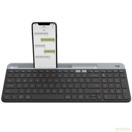LOGITECH K580 Slim Multi-Device Wireless Keyboard GRAPHITE NORDIC