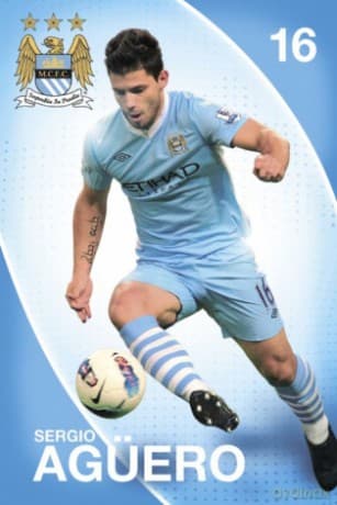 Manchester City Sergio Aguero 11/12