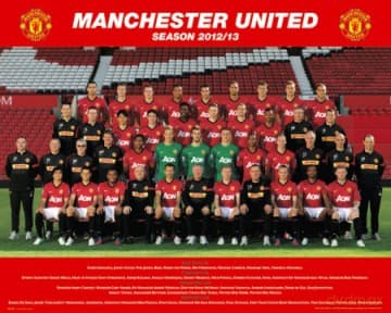 Manchester United Team Photo 12/13