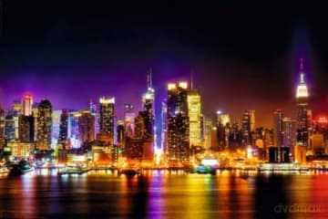 Manhattan Skyline - Reflections