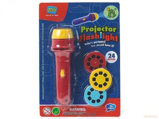 Projektor latarka na baterie MIX