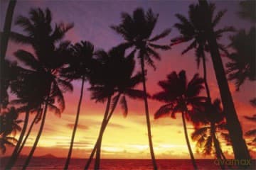 Mikronezja - Zachód Słońca Nad Pacyfikiem