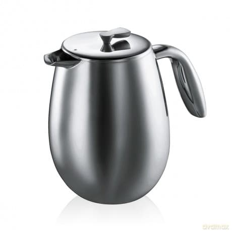 Bodum - COLUMBIA French press Stainless Steel - 12 cup, 1,5 L - Crome