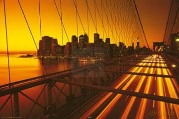 New York (Brooklyn Bridge Yellow)