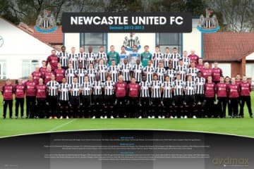 Newcastle United Team Photo 12/13
