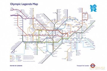Olympic Legends Underground Map