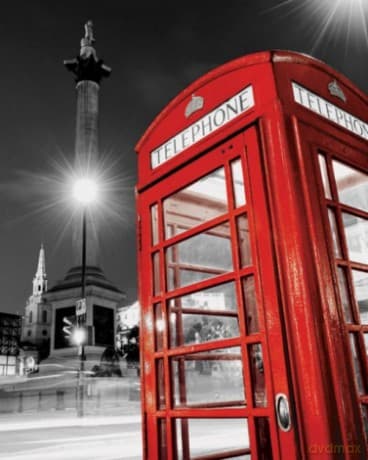 Red Telephone Box (Trafalgar Square)