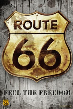 Route 66 (golden Sign)