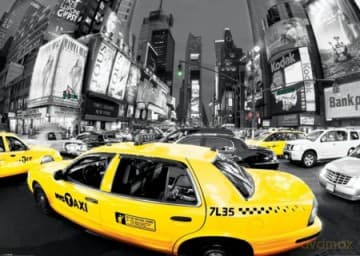 Rush Hour Times Square (Yellow Cabs)