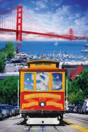 San Francisco Cable Car Colour