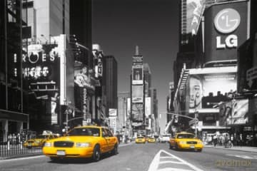 Times Square, New York (Yellow Cab)