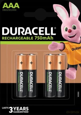 Duracell Akumulator AAA 800ma B4 4 sztuki