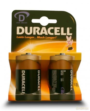 Duracell Baterie Alkaliczne C&B Lr20 D Mn1300/1,5v 2sztuki