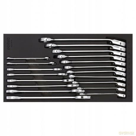 Zestaw 19 szt. płasko-oczkowe z grz Wkład do wózka