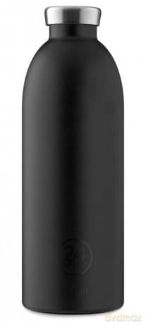 24 Bottles - Clima Bottle 0,85 L - Stone Finish - Tuxedo Black (24B452)