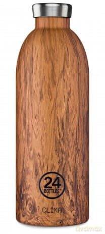 24 Bottles - Clima Bottle 0,85 L - Sequoia Wood Print (24B437)