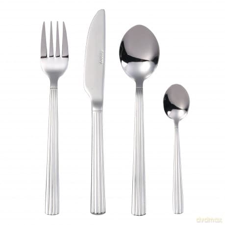 Aida - Groovy cutlery mirror - 48 pcs - giftbox (66493)