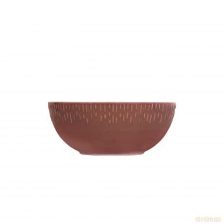Aida - Life in Colour - Confetti - Bordeaux saladbowl w/relief porcelain (13370)