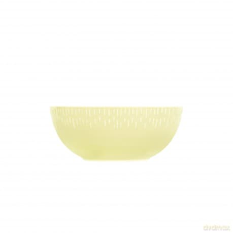 Aida - Life in colour - Confetti - Lemon saladbowl w/relief porcelain (13310)