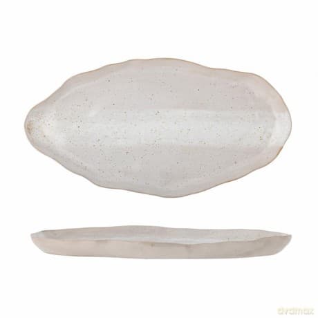 Bloomingville - Peroya Plate, Grey, Stoneware (82060504)