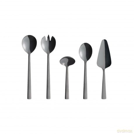 RAW - Cutlery set - Dishwasher safe - Black - 5 pcs (14797)