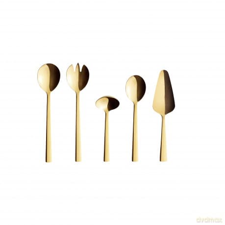 RAW - Cutlery set extra - Dishwasher safe - Gold - 5 pcs (14787)