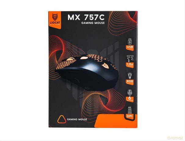 Liocat mysz gamingowa MX 757C czarna