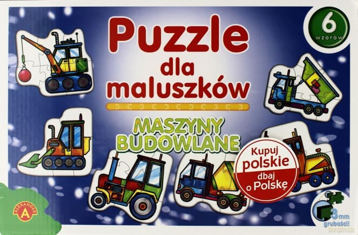 Alexander Puzzle Dla Maluszków Maszyny