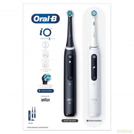 Oral-B - iO5 Duo Black UCB & White SC