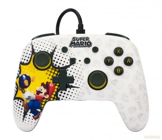 PowerA Enhanced Wired Controller for Nintendo Switch - Bob-omb Blast