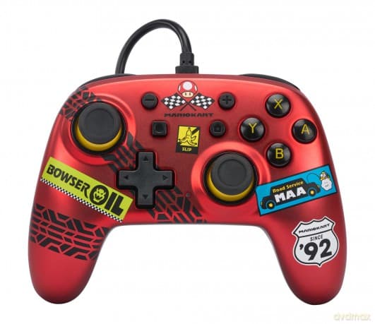 PowerA Nano Wired Switch Controller - Mario Kart: Racer Red